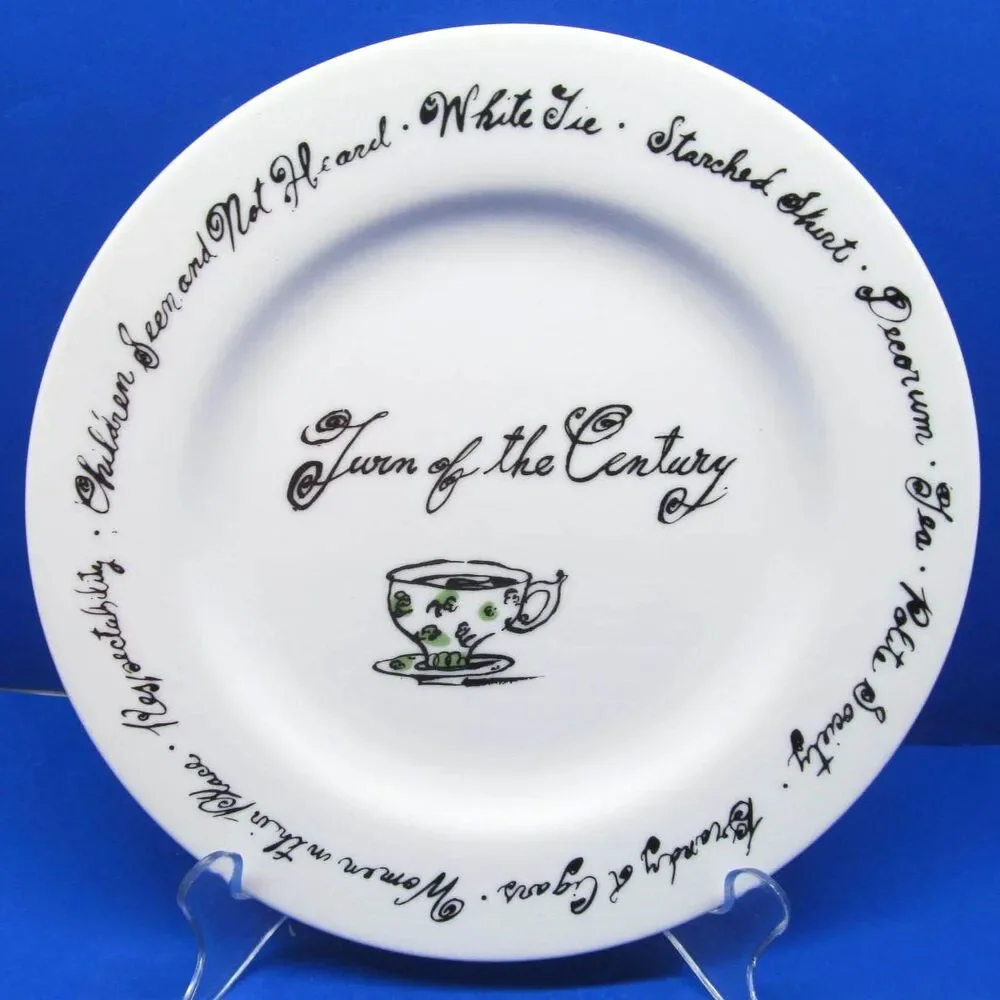Pottery Barn Millennium Plates Through The Years Collectors Full Set of 12